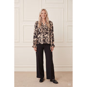 ISay - Melba Pleat Blouse - Earth