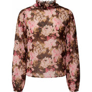 ISay - Vibse Ruffle Blouse - Flower