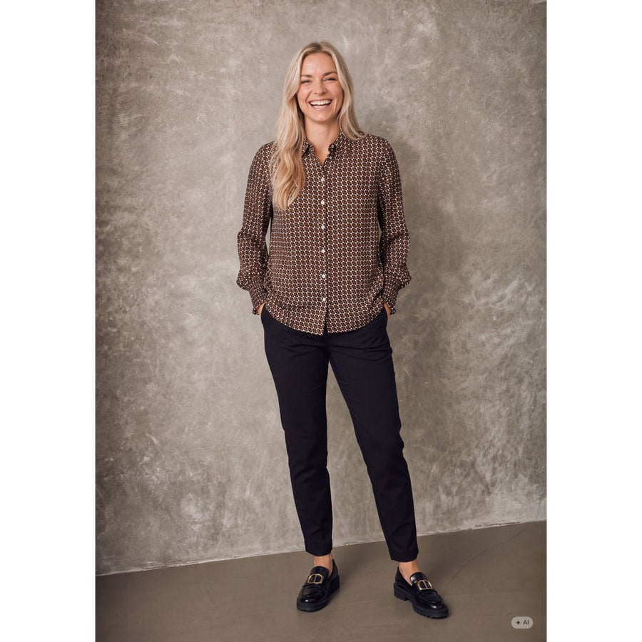 ISay - Melba Printed Blouse - geometric