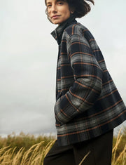 Part Two - Celly Jakke - Dark navy Check