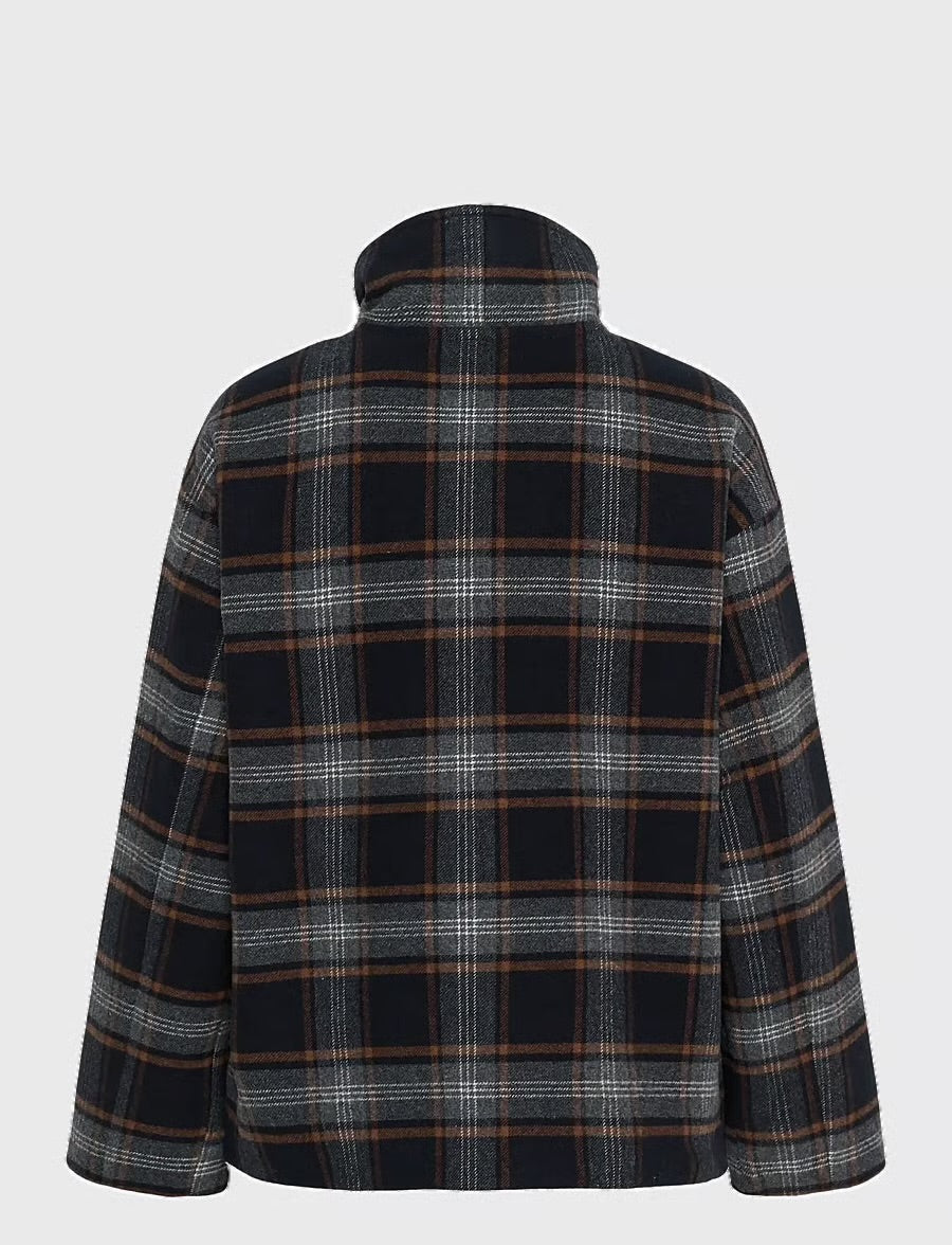 Part Two - Celly Jakke - Dark navy Check