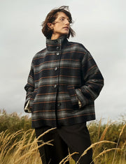 Part Two - Celly Jakke - Dark navy Check