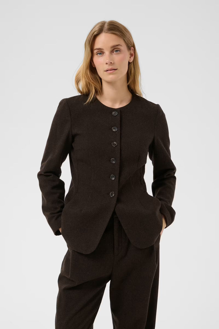 Part Two - CelinnPW Jacket - Mole Melange
