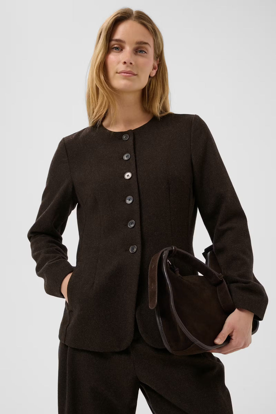 Part Two - CelinnPW Jacket - Mole Melange
