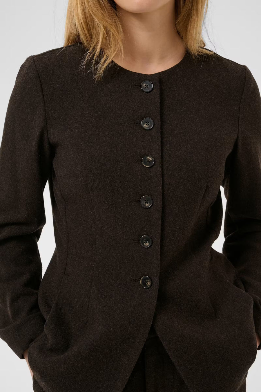 Part Two - CelinnPW Jacket - Mole Melange