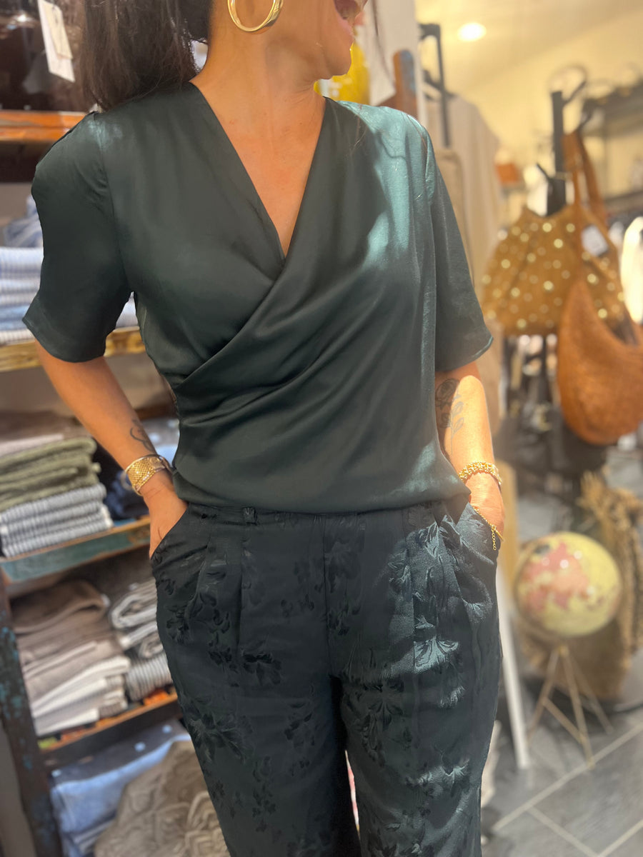 Bruuns Bazaar - Weckia Neemas blouse - Dark Green