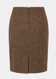 Isay - Oda Skirt - N60 Brown Herringbone