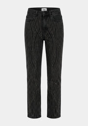 Isay - Genau Deco Jeans - N68 Greu w/stone