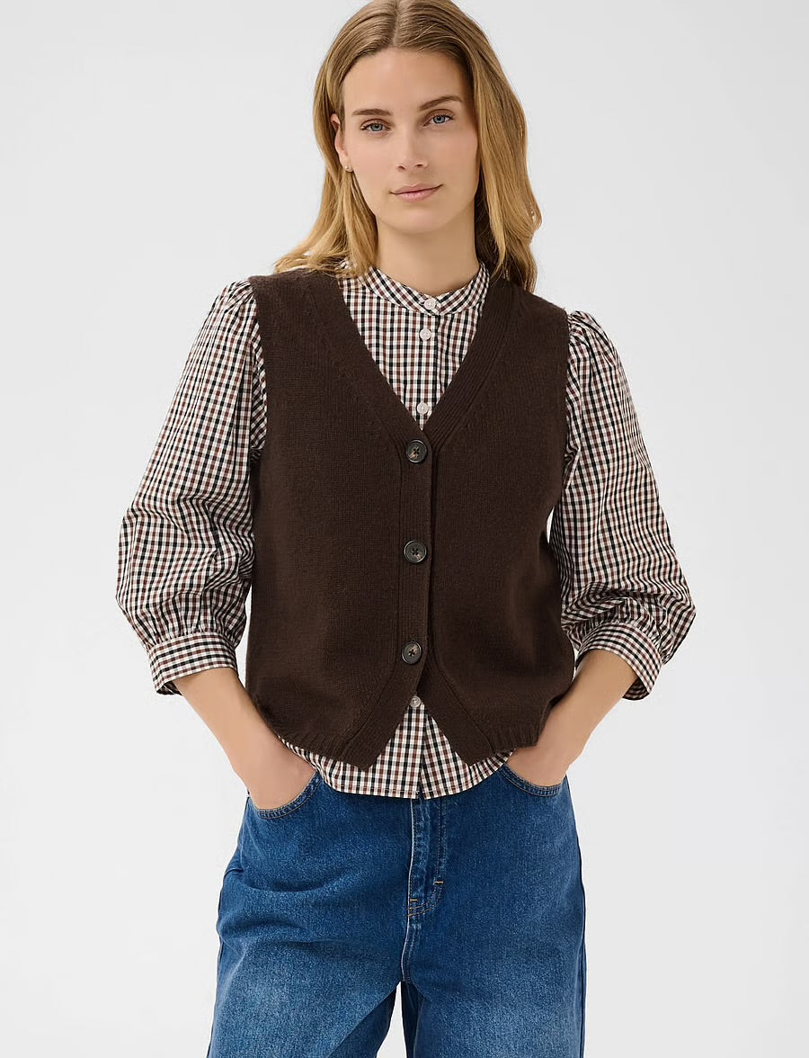 Part Two - Sylvia Waistcoat - Walnut