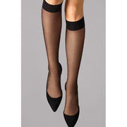 Wolford - Satin Touch 20 knæstrømpe - Admiral/blå