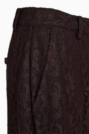Ivy - Lara Lace Pants - Expresso Brun