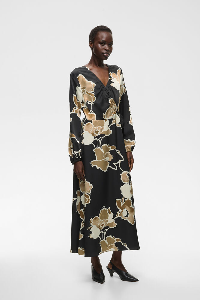InWear - OliveIW Wrap dress - Sketch flower