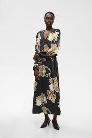 InWear - OliveIW Wrap dress - Sketch flower