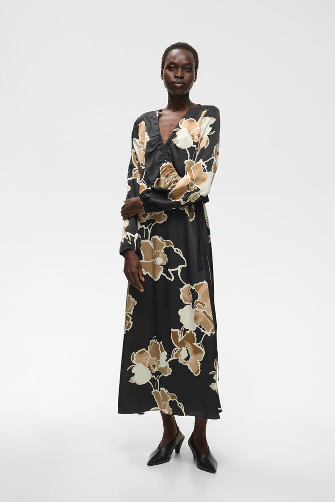 InWear - OliveIW Wrap dress - Sketch flower