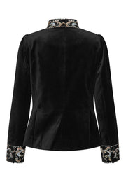 Dea Kudibal - LexiDea - Black Velvet - Jakke med broderi