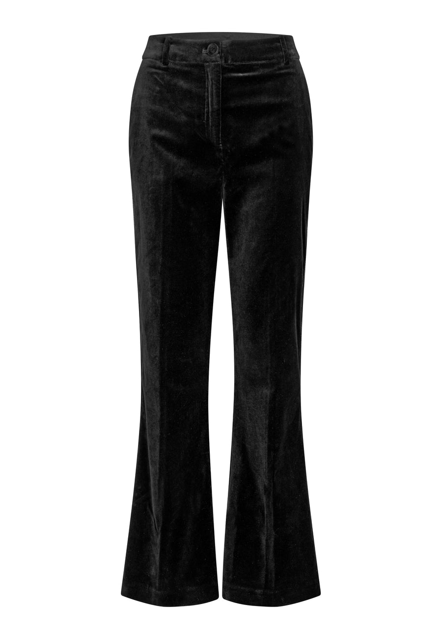 Dea Kudibal - RihannasDEA - Black Velvet - Flared Pants