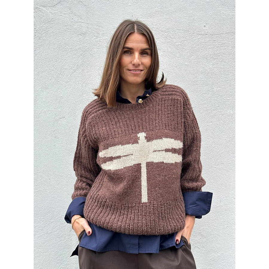 Gaspar - Pisa Long Pullover - Brown