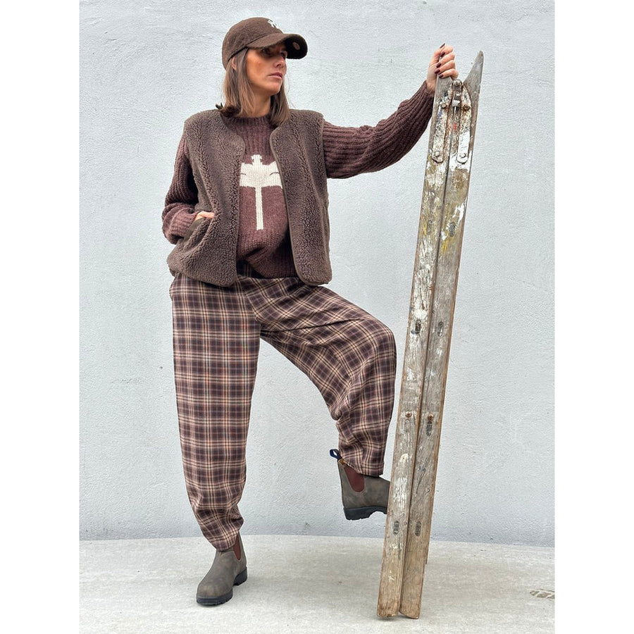 Gaspar - Pisa Long Pullover - Brown