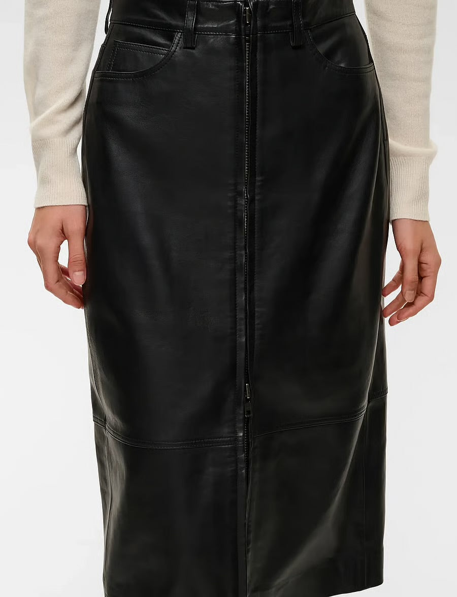 InWear - JokoIW Leather Skørt