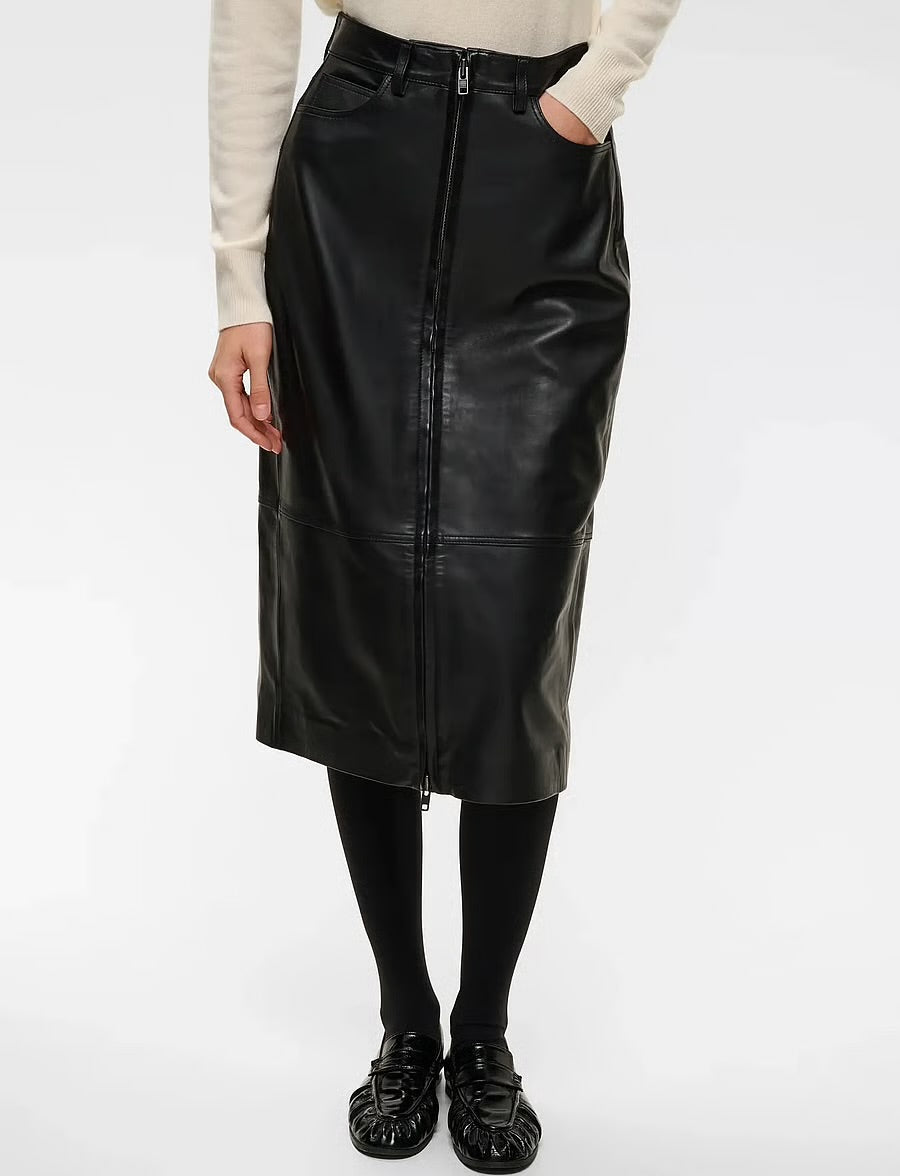 InWear - JokoIW Leather Skørt