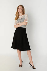 Bruuns Bazaar - Sueda Irene skirt - Sort