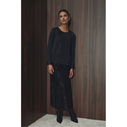 PBO - Ello Lace Long Skirt - Sort