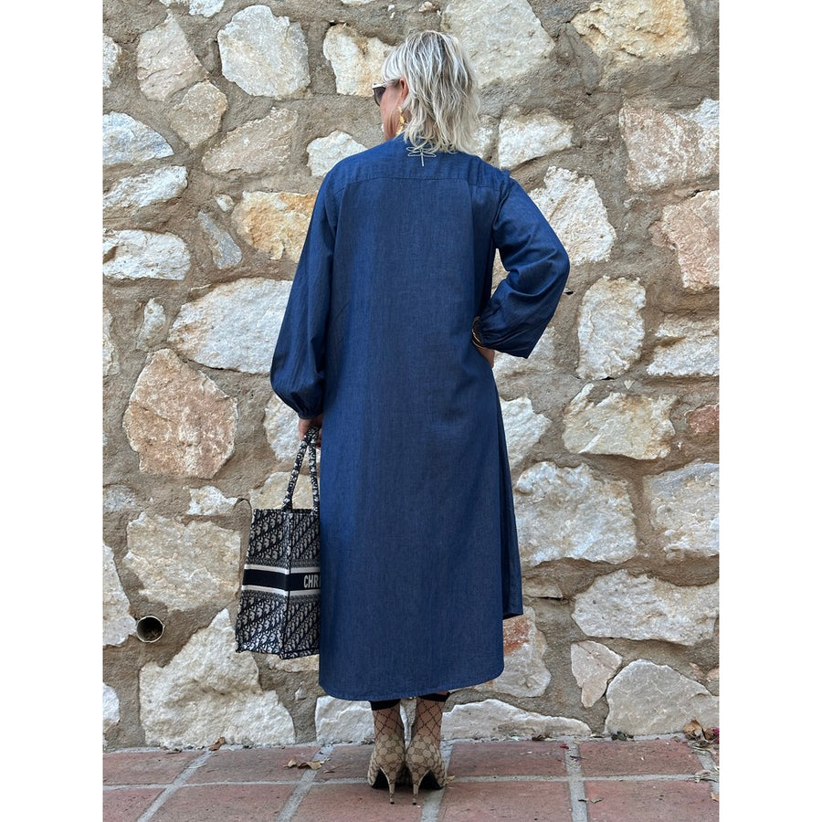 Gaspar - Luna Zip dress - Blue