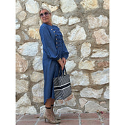 Gaspar - Luna Zip dress - Blue
