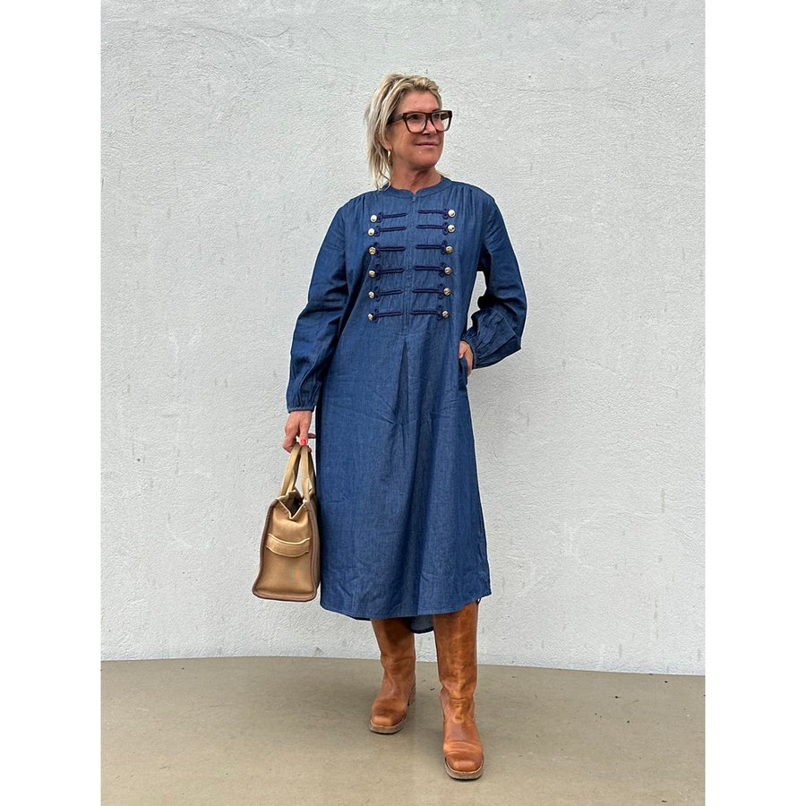 Gaspar - Luna Zip dress - Blue