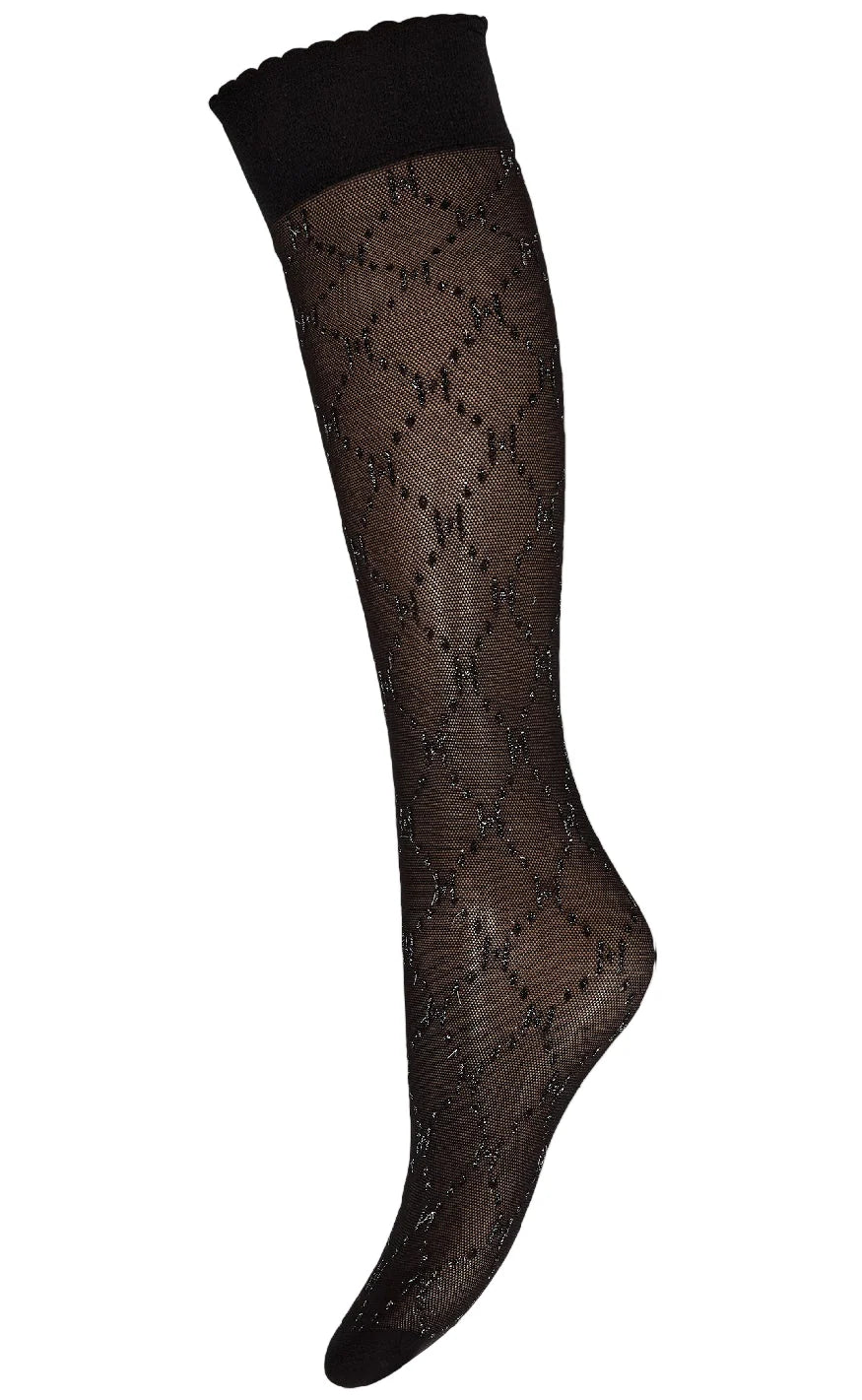 HTD - Knee high logo - Sølv