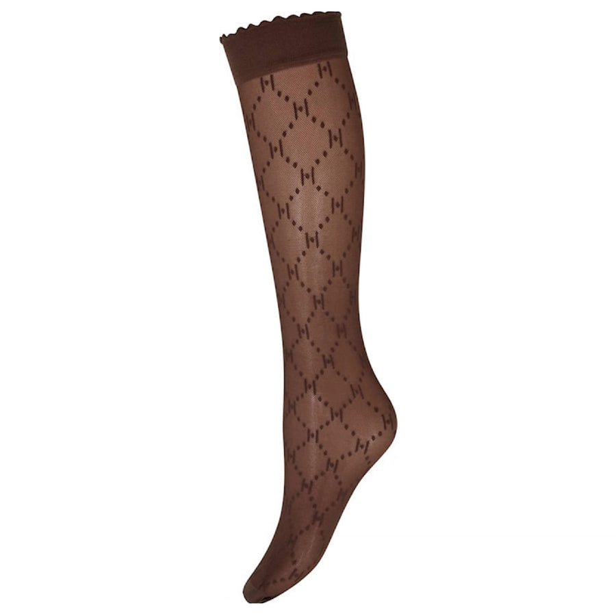 HTD - Triangle scarf - Mørk Brun