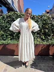 Live - Sorbet - Fontanelle long dress - Sand