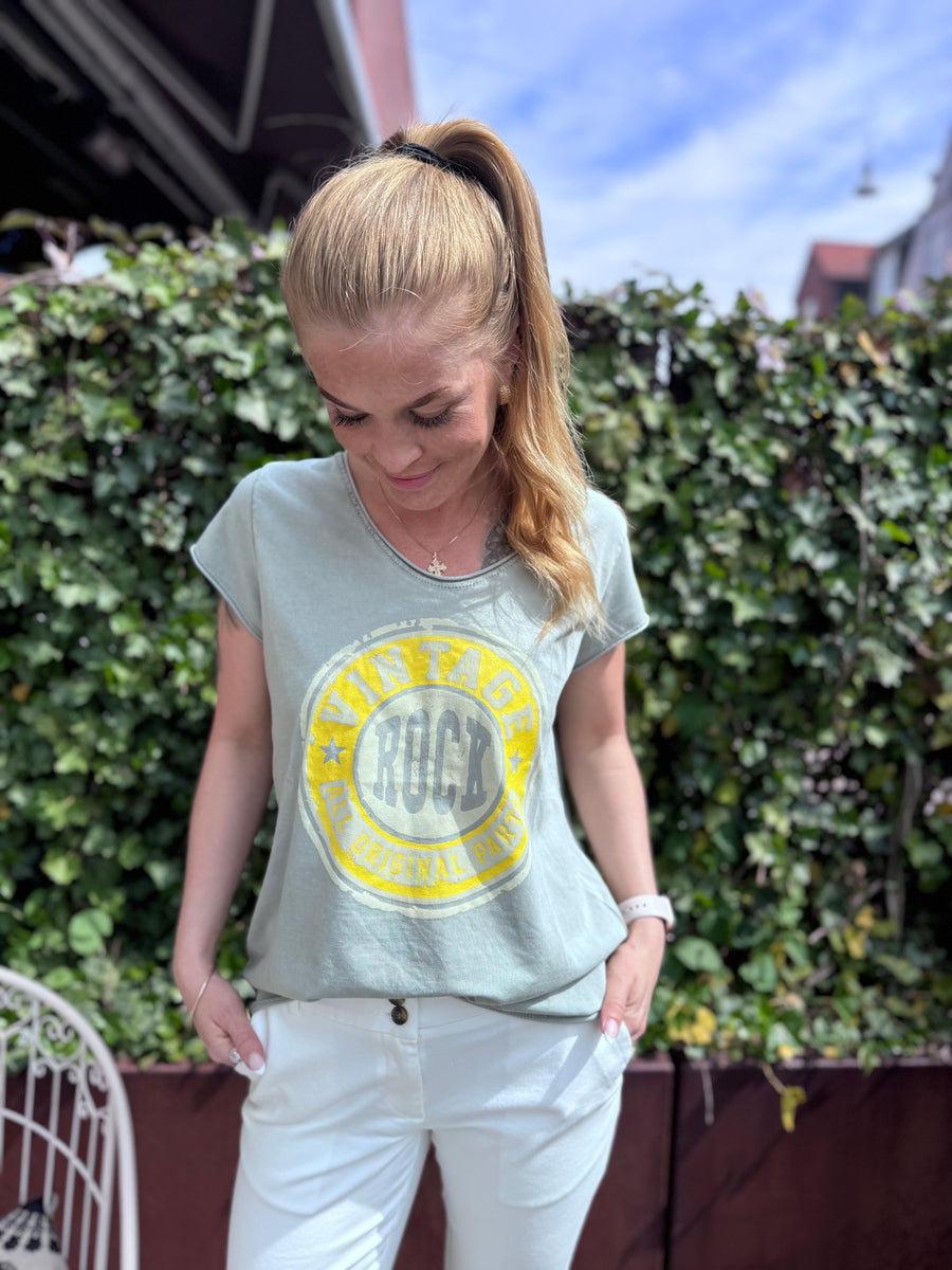 CostaMani - Vintage tee - army