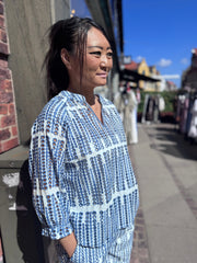 Costa Mani - Blake blouse - blue