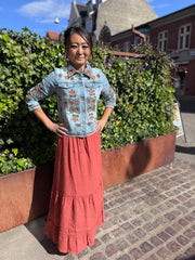 Sorbet - Fontanelle skirt - Redwood