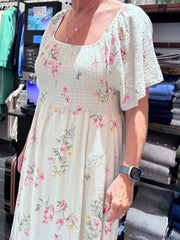 Sorbet - Alexa Long  Dress - Sandshell