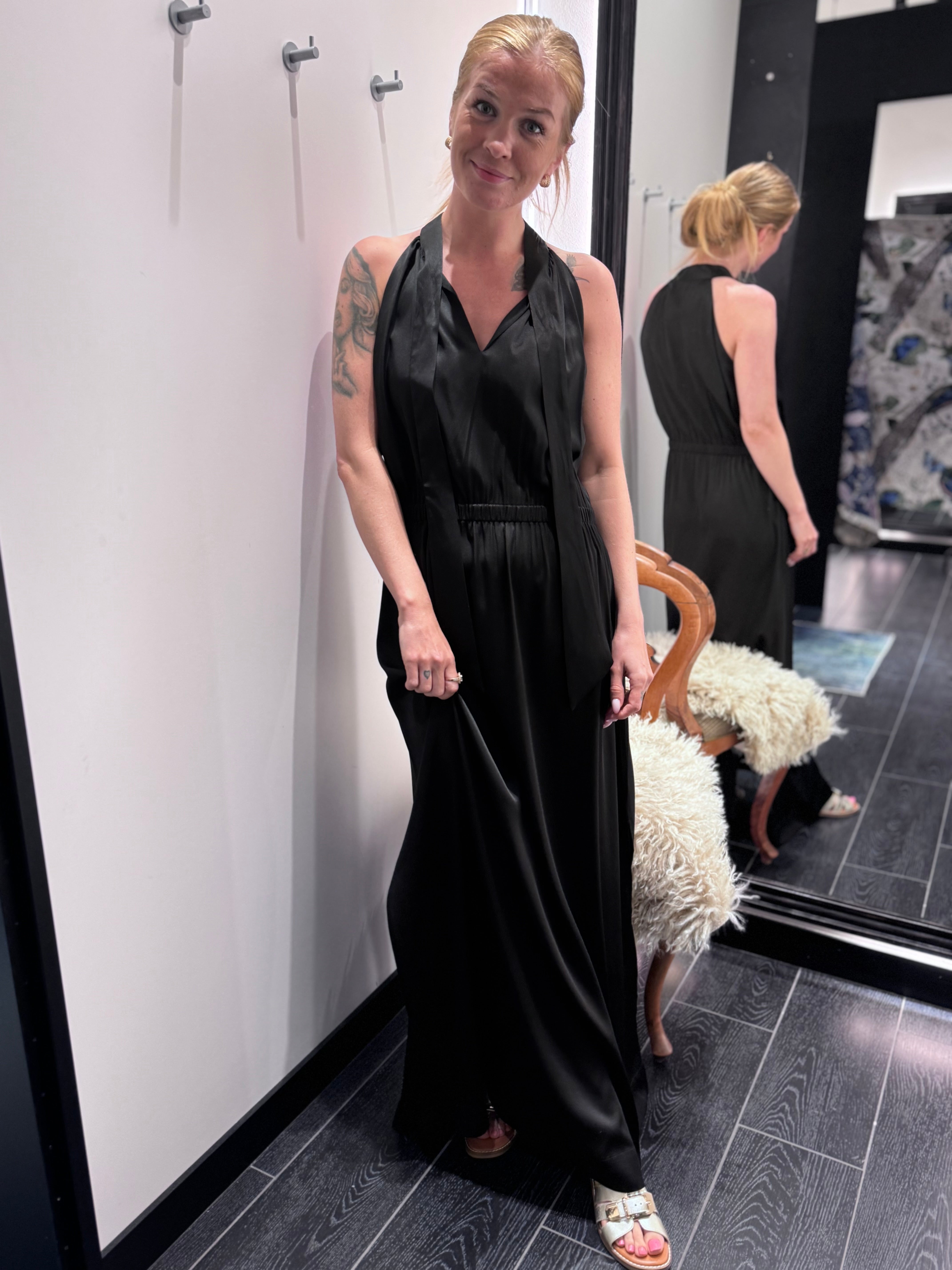 Dea Nattie halterneck - sort