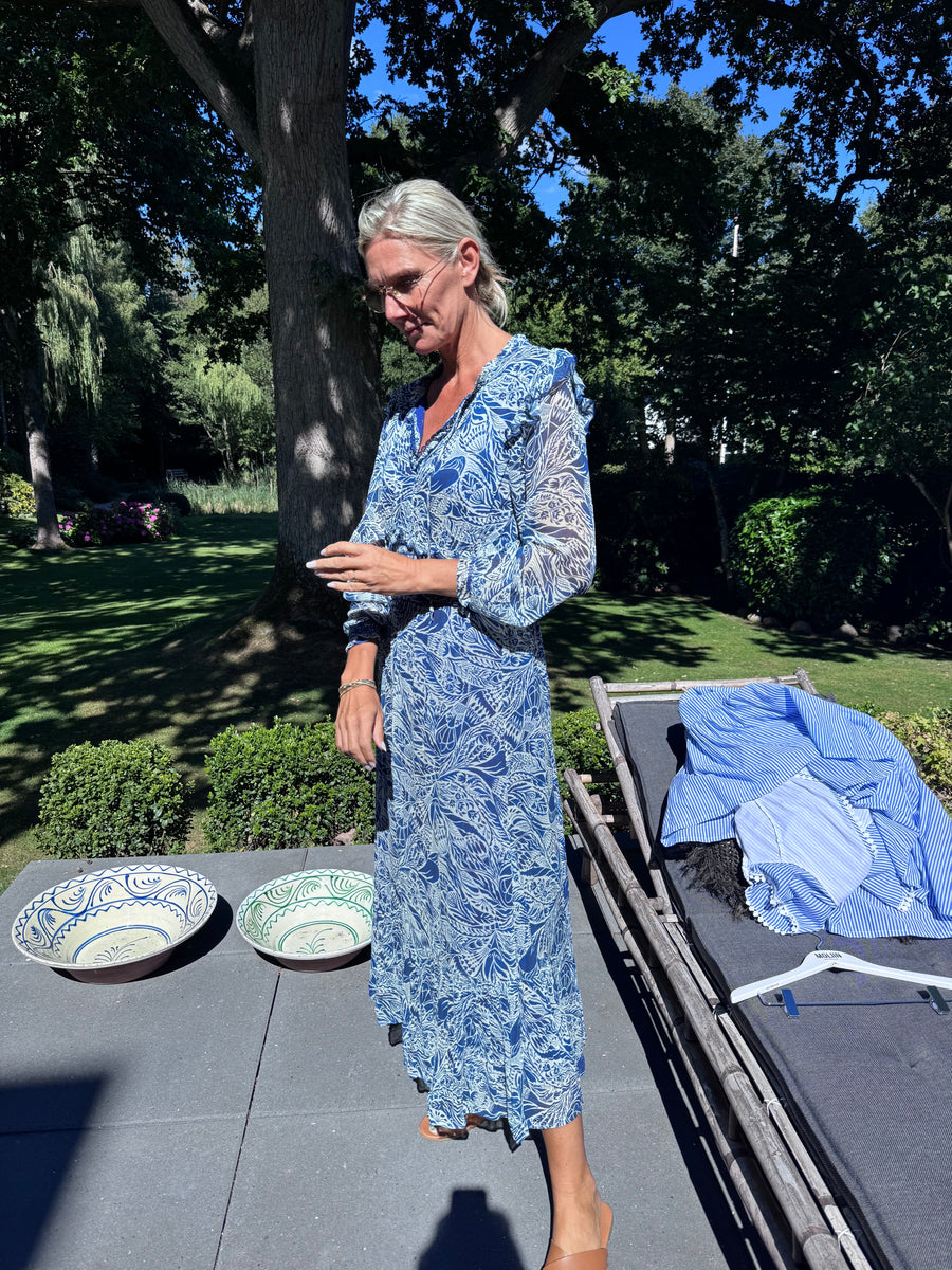 Moliin Copenhagen - Olivette dress - Evening blue