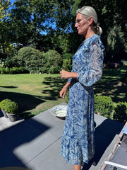 Moliin Copenhagen - Olivette dress - Evening blue