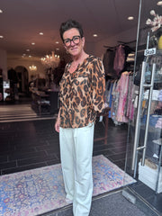 Boho - Bluse - Brown leo