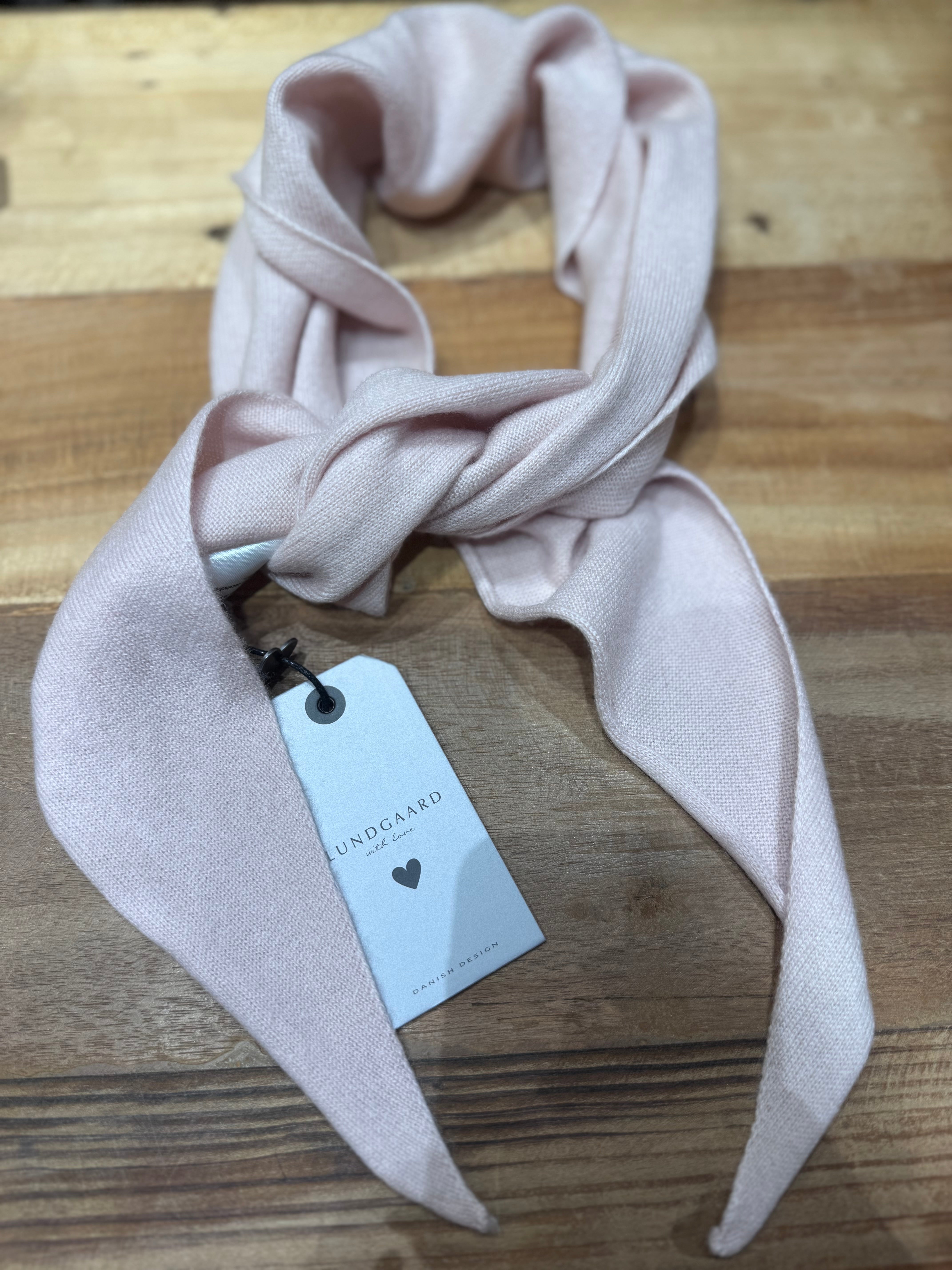 Lundgaard - Cashmere scarf - lyserød