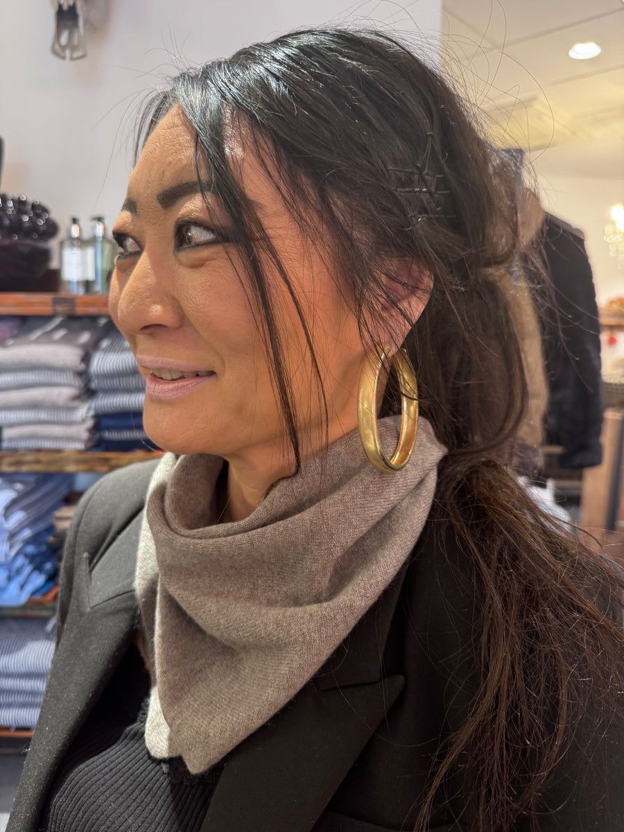 Lundgaard - Cashmere scarf - Sand
