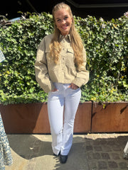 Please - Jacket w. flower