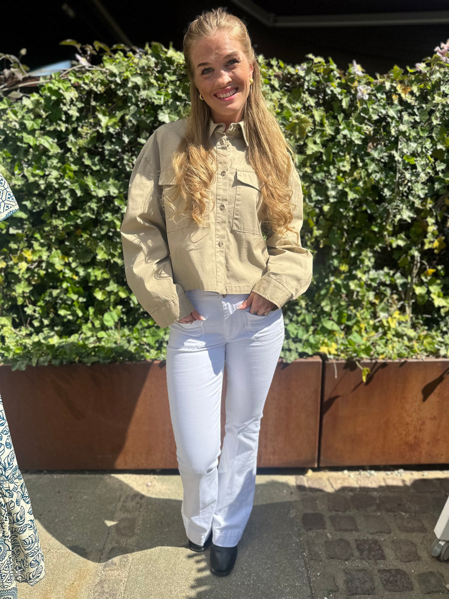 Please - Jacket w. flower