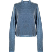 Hést - Eli rib sweater - Blue Melange