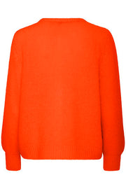 Sorbet - Gulvig Strik cardigan - Red