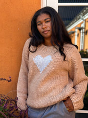 Lulu´s Love - Sweater Heart  - Beige