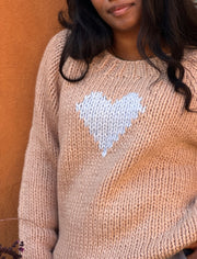 Lulu´s Love - Sweater Heart  - Beige