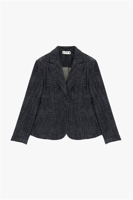 Please - Black Blazer Cotton