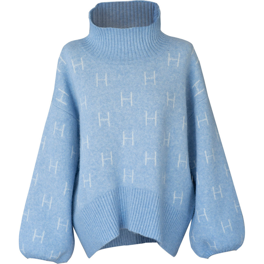 Hést - Fam knit sweater - Lyseblå